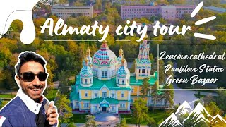 Exploring Zenkov Ascension Cathedral | panfilov statue | almaty city tour | Almaty Kazakhstan