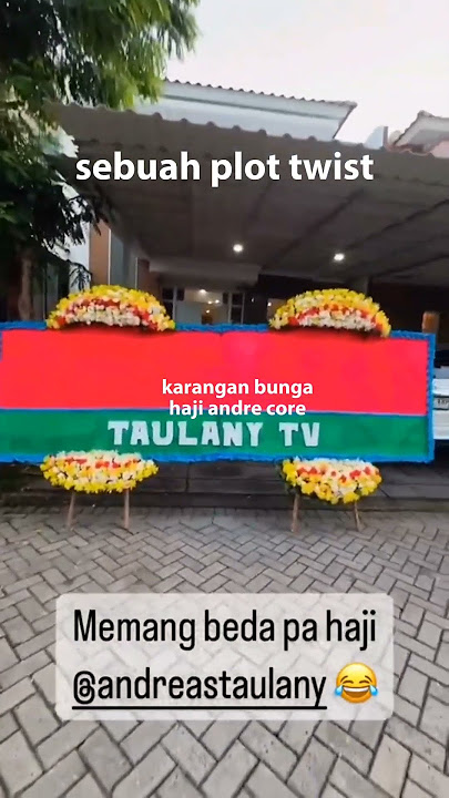 karangan bunga haji andre core #lucu #shorts #andretaulany #core