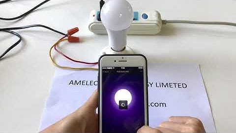 WiFi Bulb: App control, Google Home, Amazon Alexa and IFTTT
