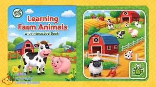 Learning Farm Animals With Interactive Book - Leap Frog - Farm Animals Song