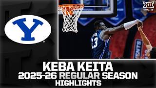 Highlights der regulären Saison von Keba Keita (BYU) | Big 12 Basketball 2025/26