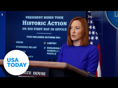 Press Secretary Jen Psaki holds first White House briefing of Biden's presidency | USA TODAY