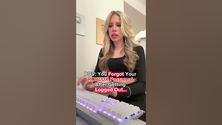 POV: You Forgot Your ROBLOX Password After Getting Logged Out....