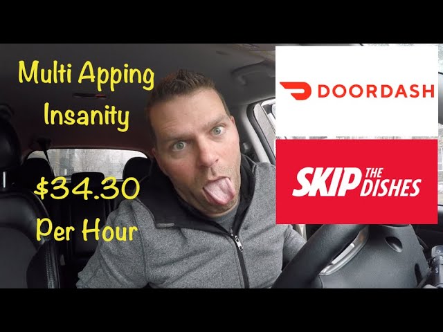 Doordash Skipthedishes At The Same Time Got Me 34 30 Per Hour Episode 77 Part 2 Of 2 Youtube