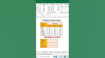 Xlookup Function in Excel. #excel #xlookup