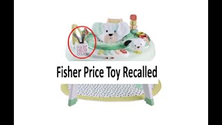 Fisher price recalls child toy due to choking hazard