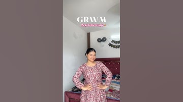 Grwm to going temple 🛕 #ytshorts #softglamlook #treandingshort #minivlog #grwm #makeup #temple