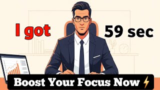 Give me 59 seconds… I’ll Upgrade Your Focus🚀 (Level Up)