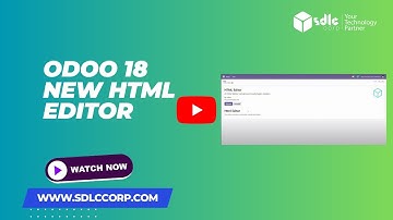 Odoo 18 New Html Editor