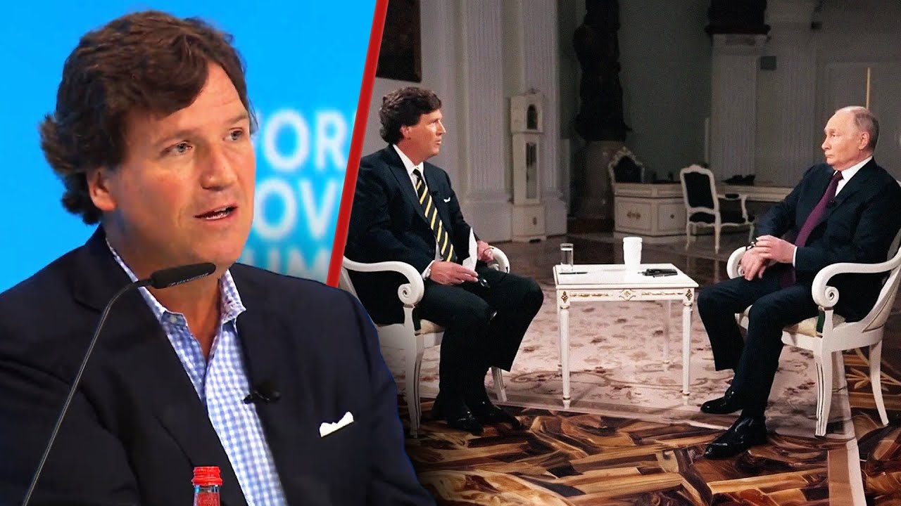 Tucker Carlson's First Discussion Since Putin Interview | World Government Summit 2024 Full Pan