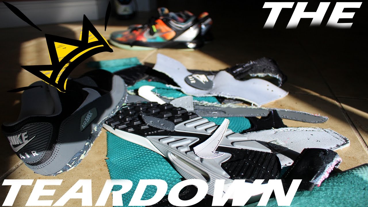 NIKE TEARDOWN AND MIDSOLE REMOVAL CUSTOM TUTORIAL - YouTube