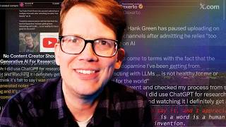 Hank Green Admitted to Using AI. Then It Got Weird.