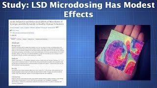 LSD Microdosing Doesn't Improve Cognition, But It May Still Be Helpful (Study Overview)