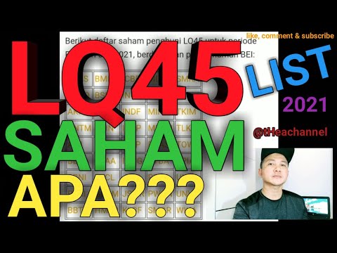 SAHAM LQ45 #belajarsaham #episode07 #sahamterbaik #listlq45 #saham2021 #lq452021 #idx #theachannel