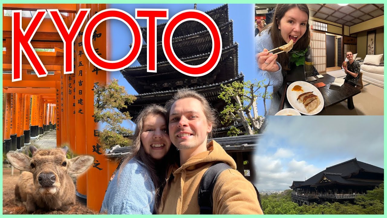 Kyoto Travel Japan Vlog! • Staying in a Ryokan, Nara Park Deer & What to Plan into your Itinerary!
