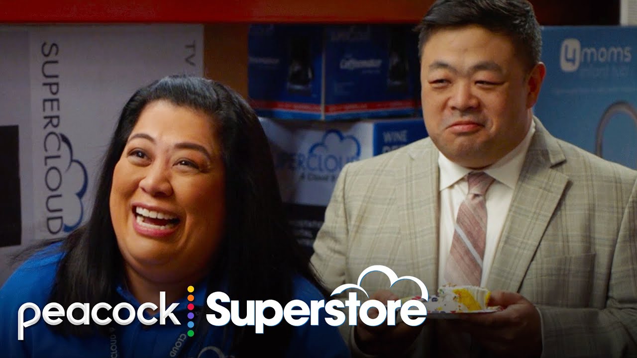 Sandra and Jerry's Super Secret Engagement Party Superstore YouTube