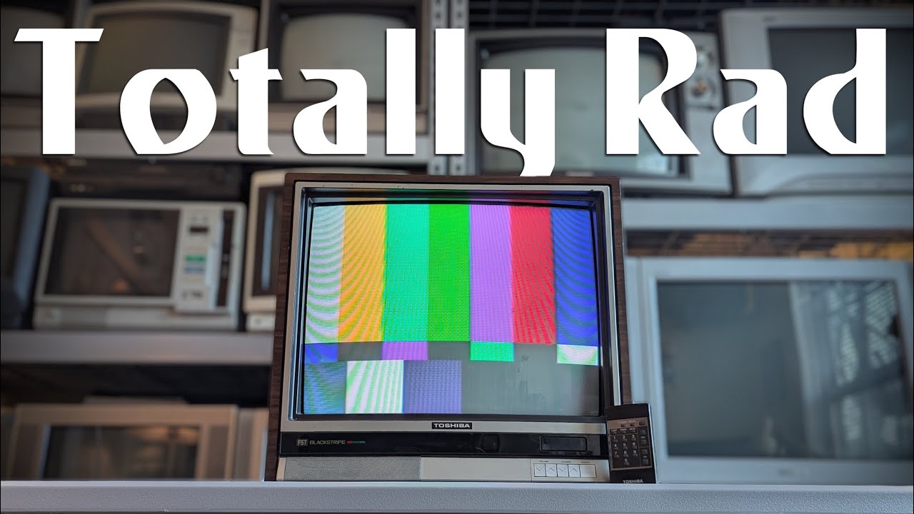 CRT Spotlight - The Toshiba Blackstripe CX2035 - A really cool 80s