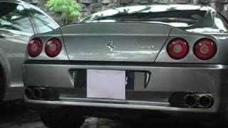 Ferrari 575m exhaust -