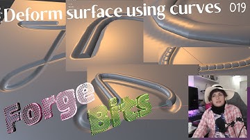 [Forge Bits] Deform surface using curves | Blender 3.2 | Bit#019