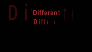 Different Different Lines