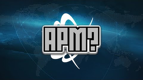 StarCraft APM Explanation & Demonstration