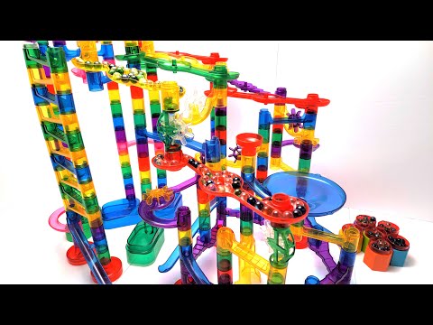 Octopus VS Starfish Marble Run ASMR