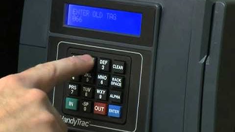 HandyTrac Key Control - La Sustitución De Etiquetas Perdidas o Dañadas