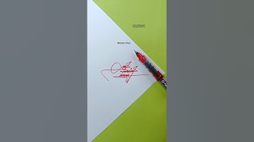 Learn your signature ✍️ #shorts #signature #howtosign