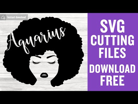 Aquarius Zodiac Svg Free Cutting Files for Cricut Silhouette Free Download