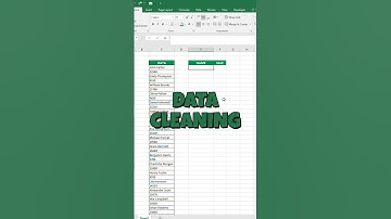 DATA CLEANING IN SECONDS #shorts