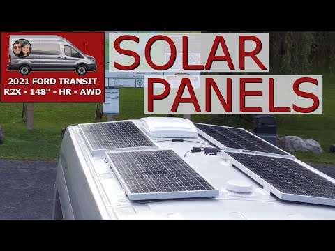 Van Build 6: SOLAR PANELS - 2021 Ford Transit 250 HR AWD 148" Wheelbase 3.5L EcoBoost V6