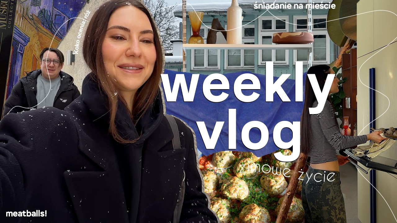 WEEKLY VLOG🍝/ za dużo botoksu / zimowy Sopot / meatballsy z ricottą / zmiany w domu / puzzle i rower