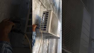 Ac outdoor unit cleaning ￼|hvac|@NAC_AHMEDBAD17 #trending #hvacsystem #split #service #viral