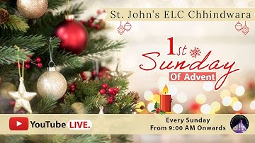 1st Sunday of Advent | Live Church Service | Nov. 30, 2025 @ 09:00 AM 🕯️