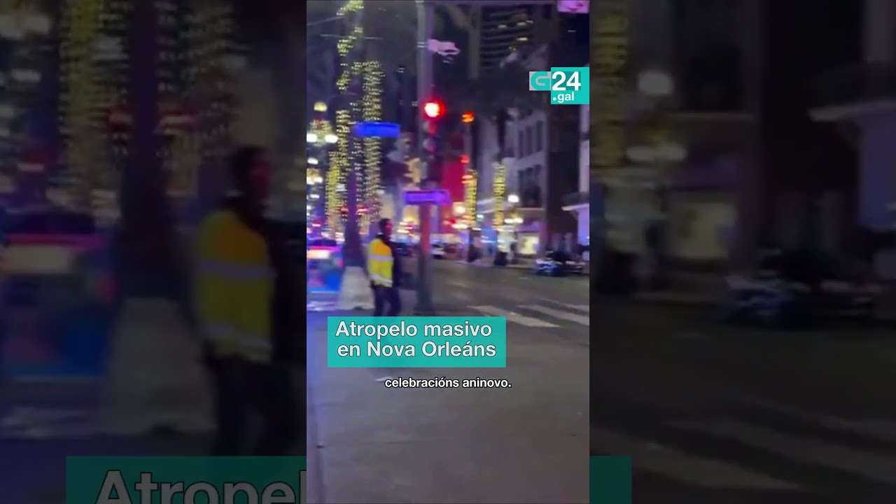 🔴 Polo menos DEZ MORTOS nun atropelo masivo durante as festas do ano novo en NOVA ORLEÁNS