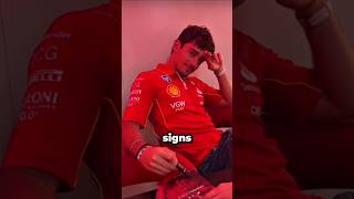 Charles Leclerc signs everything
