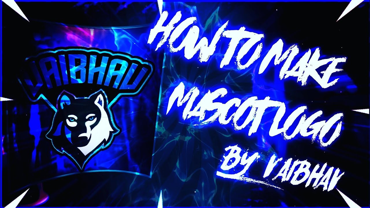 How to make Mascot logo on Android/iOS || simple method || Easy way to make logo||how to make logo