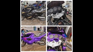 Honda GSXF 600/Umlackiert/Lamborghini Viola Parsifae