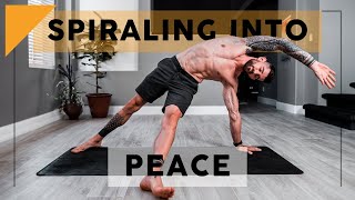 Spiraling Into Peace 20 Minute Vinyasa Yoga Practice