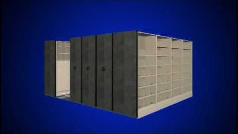 Endless Configurations With Compact Mobile Shelving from Spacesaver