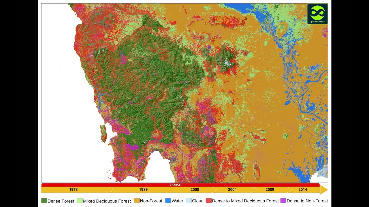 Cardamom region and Botum Sakor National Park (1973 - 2014)
