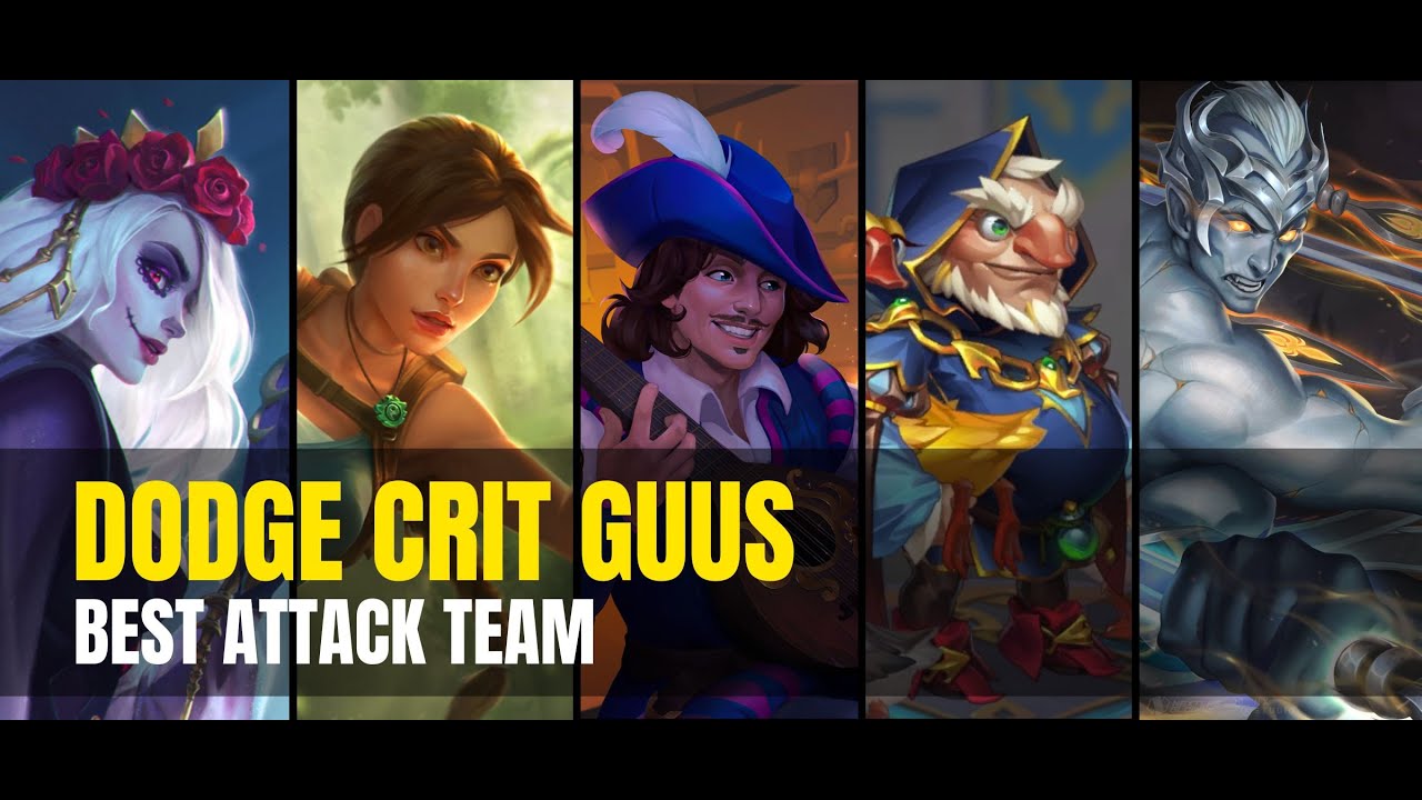 BEST ATTACK TEAM | DODGE CRIT HEAL Hero Wars Alliance