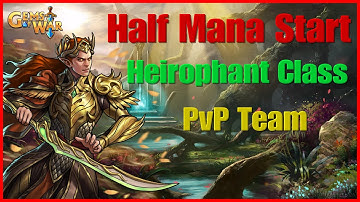 Gems of War Half Mana Start Hierophant Class. Gems of War PvP Team.
