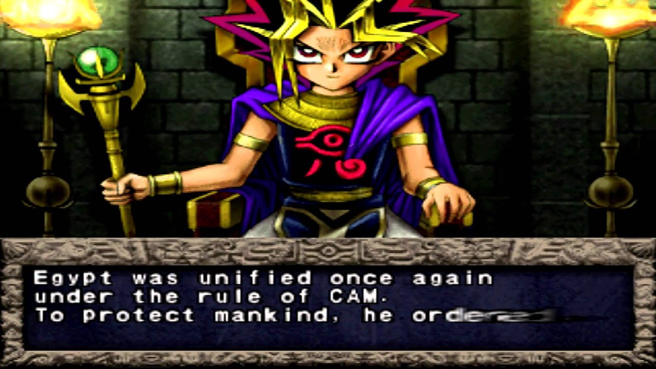 Yugi vs Jono - Jogo: Yu-Gi-Oh! Forbidden Memories PS1 - Dublado #EP6  Jono  é visto duelando e perdendo para o mago Seto, onde é saudado por Teana e o  Príncipe, pouco