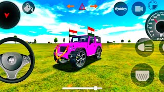 New Modified Mahindra Thar Vehicle Simulator 3D Android Mobile Gameplay | Gadi Wala Car Games
