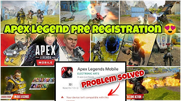 Apex Legend Mobile Beta Coming Soon | Apex Legend Pre-Registration Problem Solved