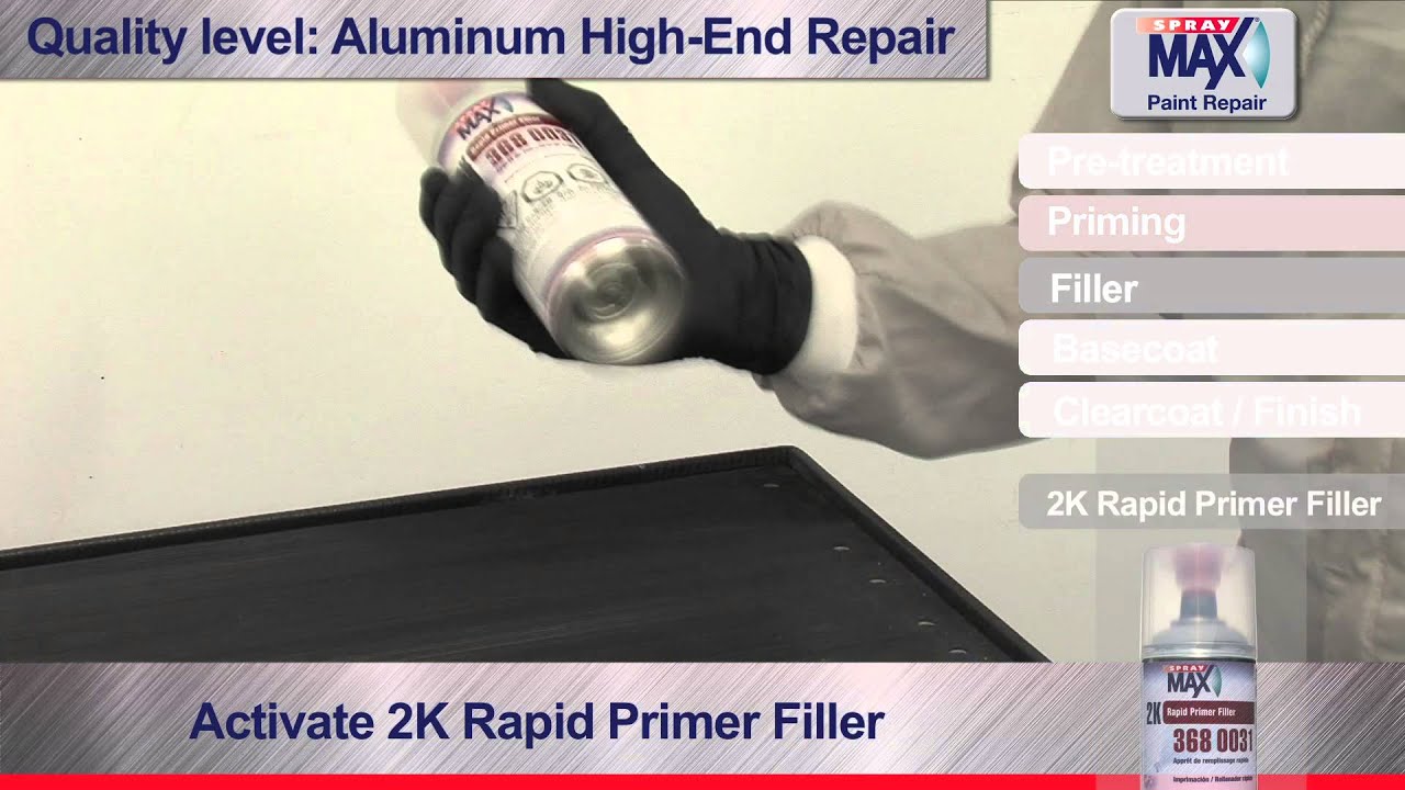 4 pk Spraymax 2K Clear Coat Satin 3680067 Spray Can - Auto Paint Repair