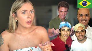 AMERICAN REACTS TO BRAZILIAN CELEBRITIES BEFORE AND AFTER FAME/GUSTTAVO LIMA, EDUARDO COSTA, BELO