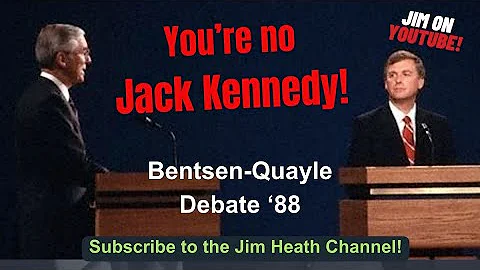 Dan Quayle no Jack Kennedy