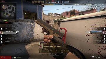 CS:GO 1V4 CLUTCH WITH GLOCK-18 (SCREAM)